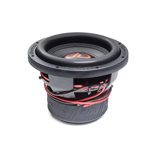 600f Series Subwoofers photo angled top to bottom showing surround basket motor boot 1