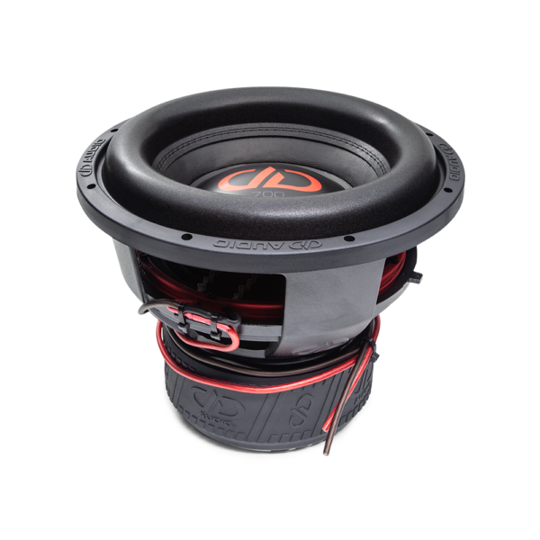 700f Series Subwoofer photo angled top to bottom showing surround basket motor boot