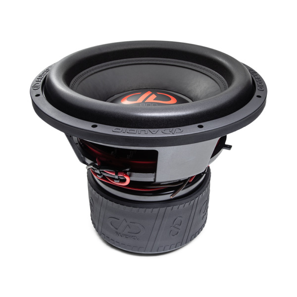 800f Series Subwoofer photo angled top to bottom showing surround basket motor boot